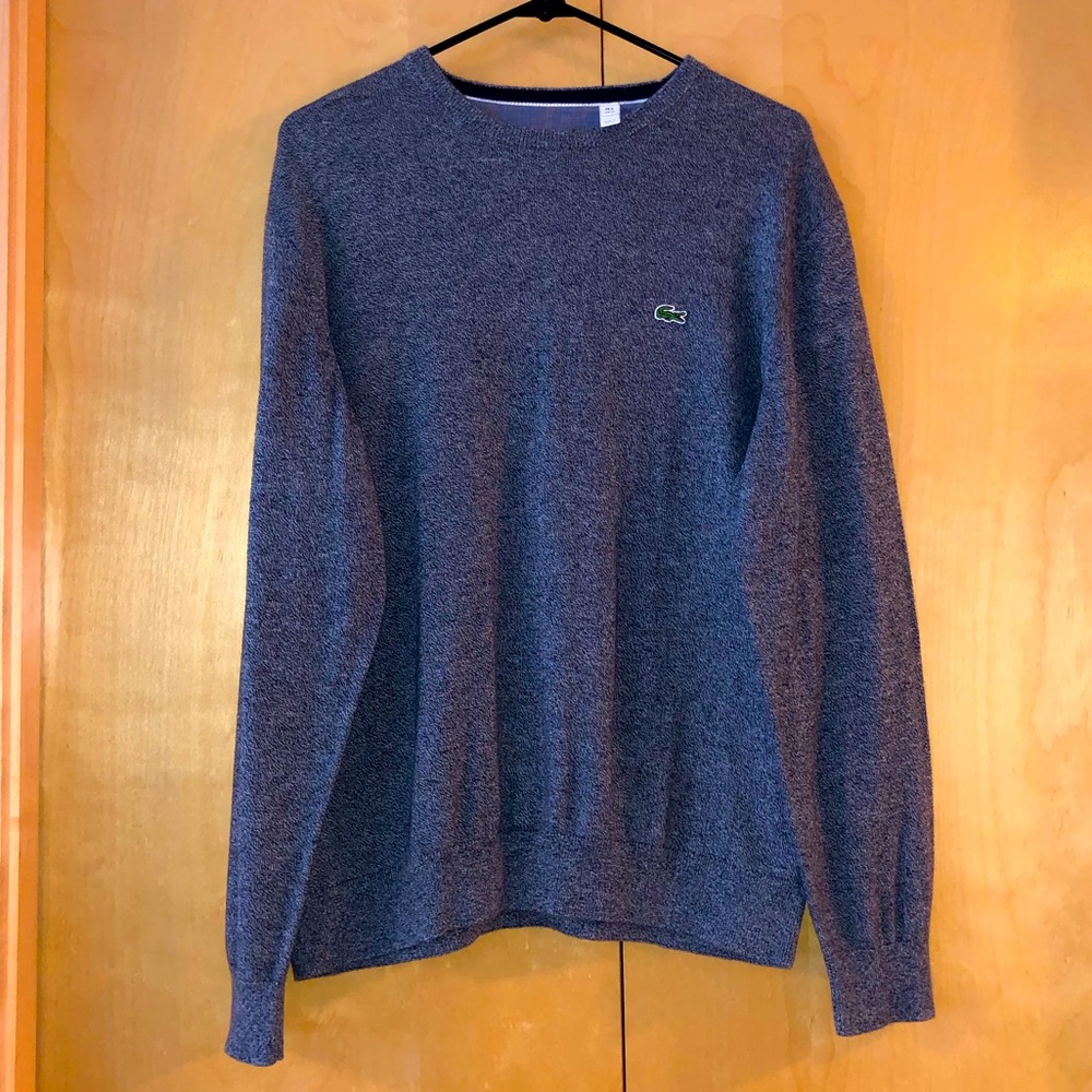 Lacoste Men’s Navy Crewneck Sweater Size XL 6